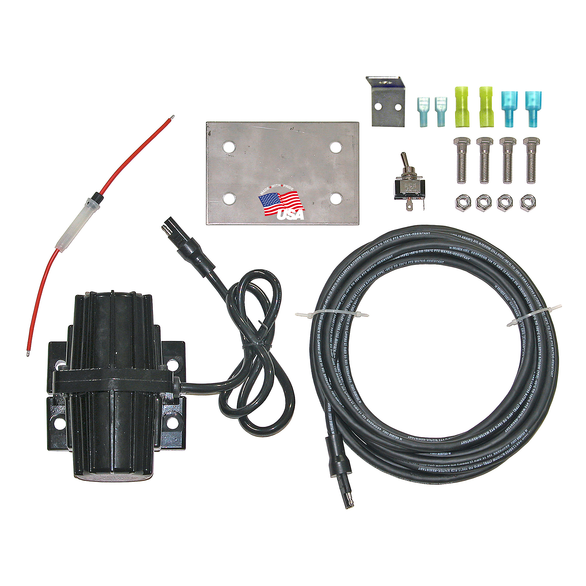 Buyers Products, 200 pound Vibrator Kit for 1400 Series Spreaders, Included (qty.) 1 Model# 3008046